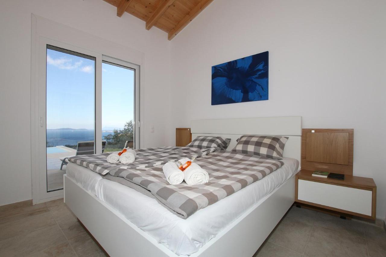 Sunset Sea View Villa 1 Агиос Георгиос Екстериор снимка