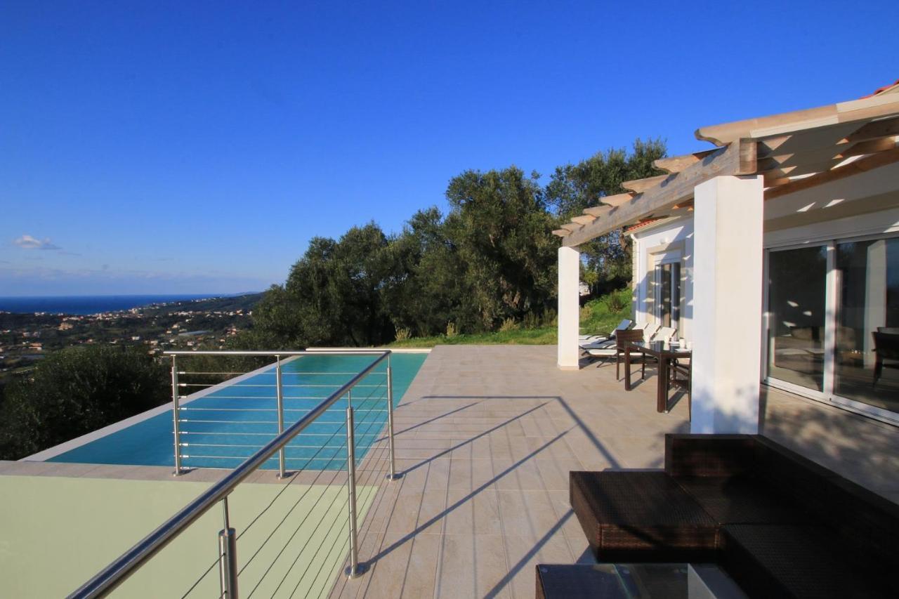 Sunset Sea View Villa 1 Агиос Георгиос Екстериор снимка