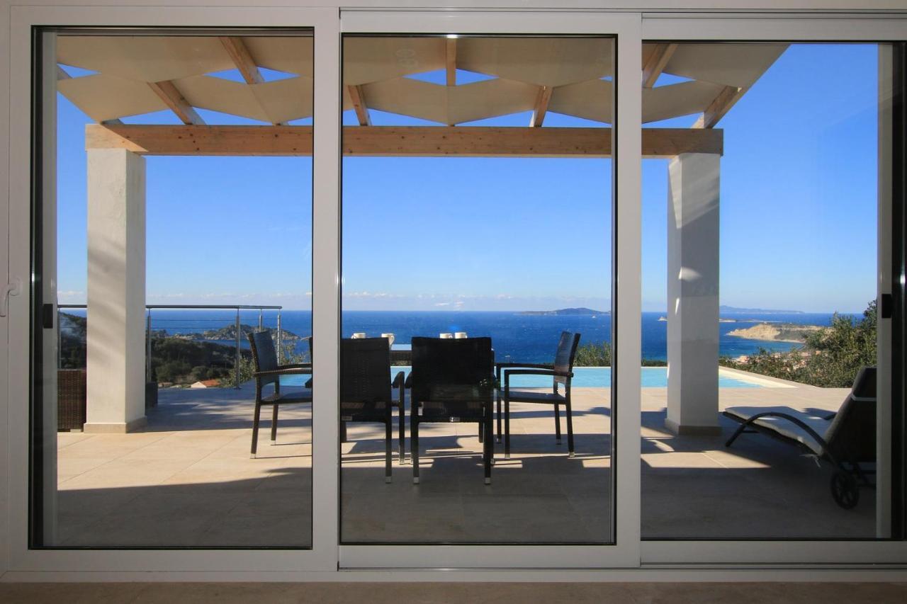 Sunset Sea View Villa 1 Агиос Георгиос Екстериор снимка