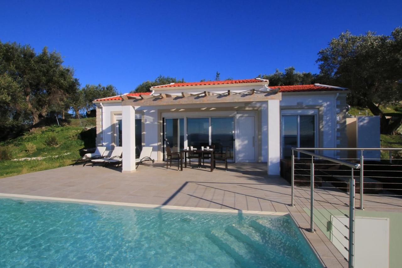 Sunset Sea View Villa 1 Агиос Георгиос Екстериор снимка