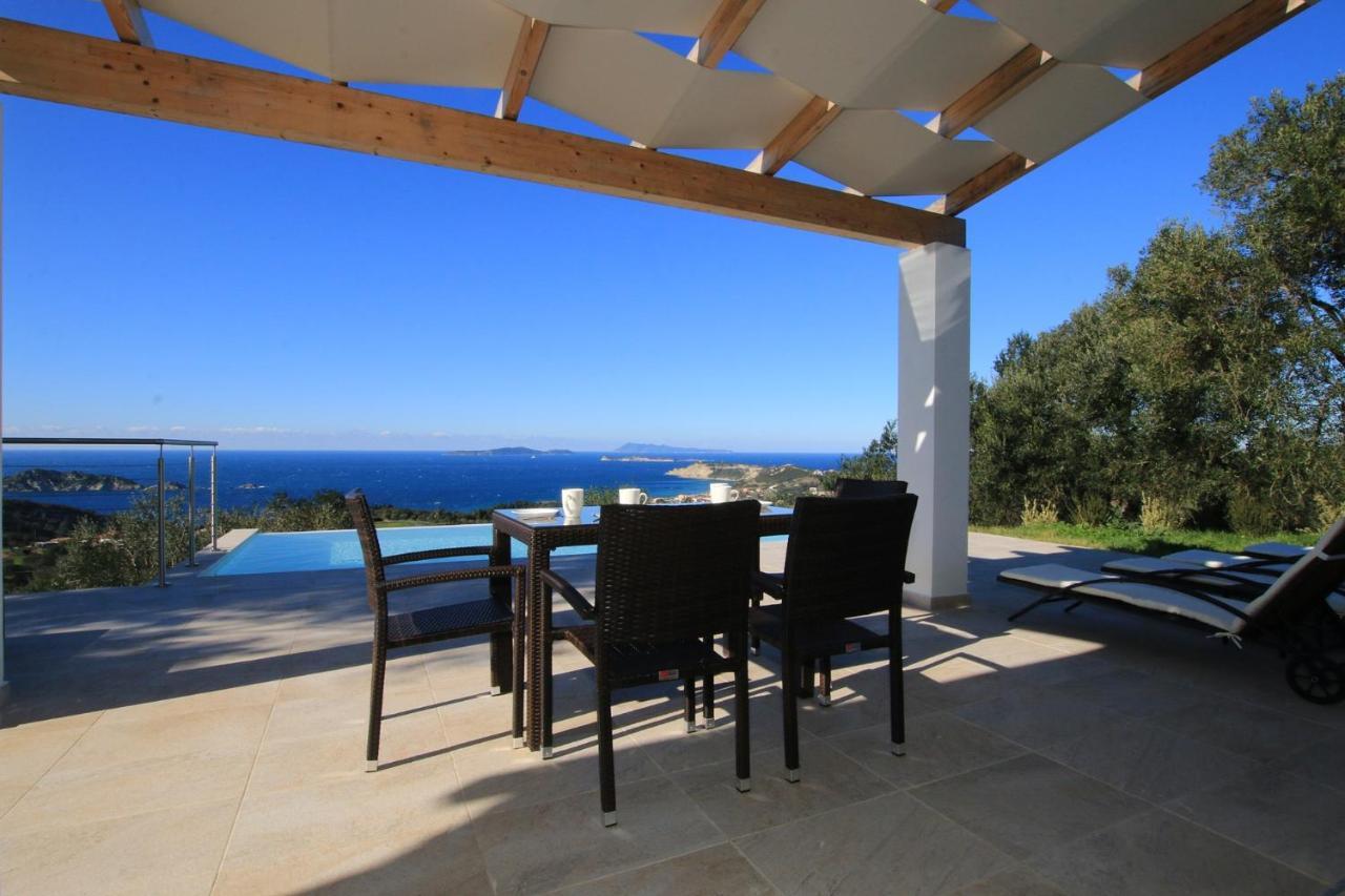 Sunset Sea View Villa 1 Агиос Георгиос Екстериор снимка