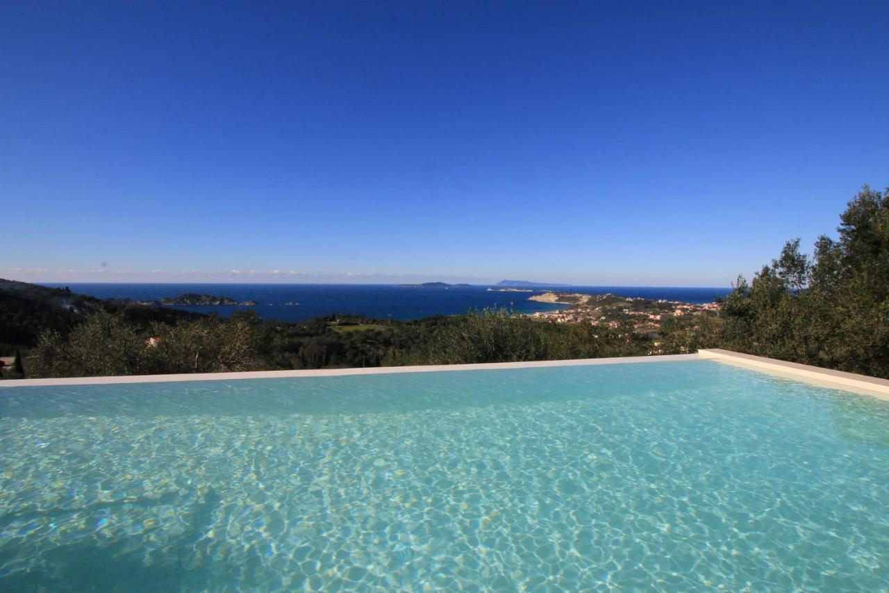 Sunset Sea View Villa 1 Агиос Георгиос Екстериор снимка